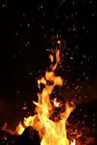 Preview wallpaper fire, sparks, flame, bonfire