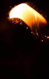 Preview wallpaper fire, sparks, light, darkness, dark
