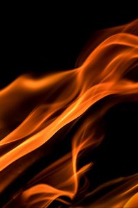 Preview wallpaper fire, wavy, abstraction