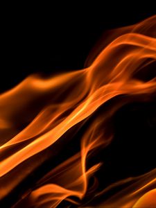 Preview wallpaper fire, wavy, abstraction