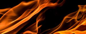 Preview wallpaper fire, wavy, abstraction