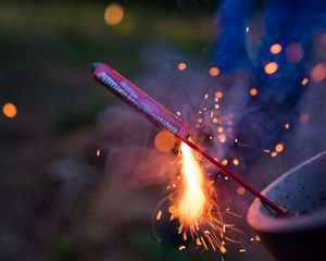 Preview wallpaper firecrackers, sparks, fireworks