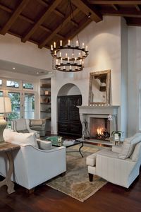 Preview wallpaper fireplace design, interior design, style, room, house-castle