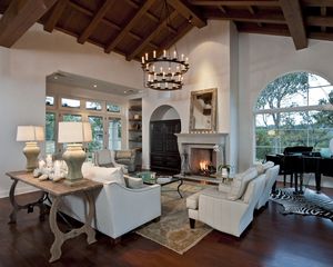 Preview wallpaper fireplace design, interior design, style, room, house-castle