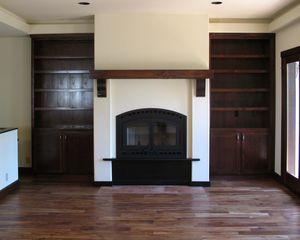 Preview wallpaper fireplace, example, interior, floor