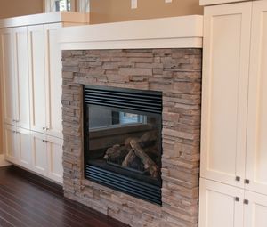 Preview wallpaper fireplace, glass, design