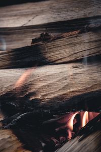 Preview wallpaper firewood, fire, smoke, flame, burn