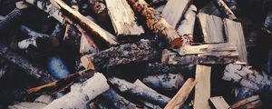 Preview wallpaper firewood, logs, timber