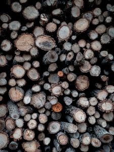 Preview wallpaper firewood, logs, wood, wooden