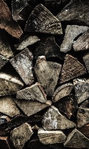 Preview wallpaper firewood, texture, wooden