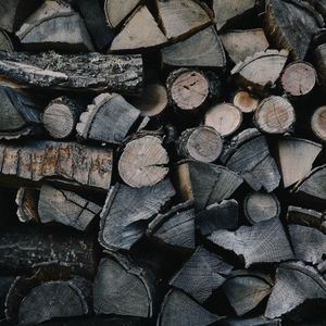 Preview wallpaper firewood, timber, woodpile