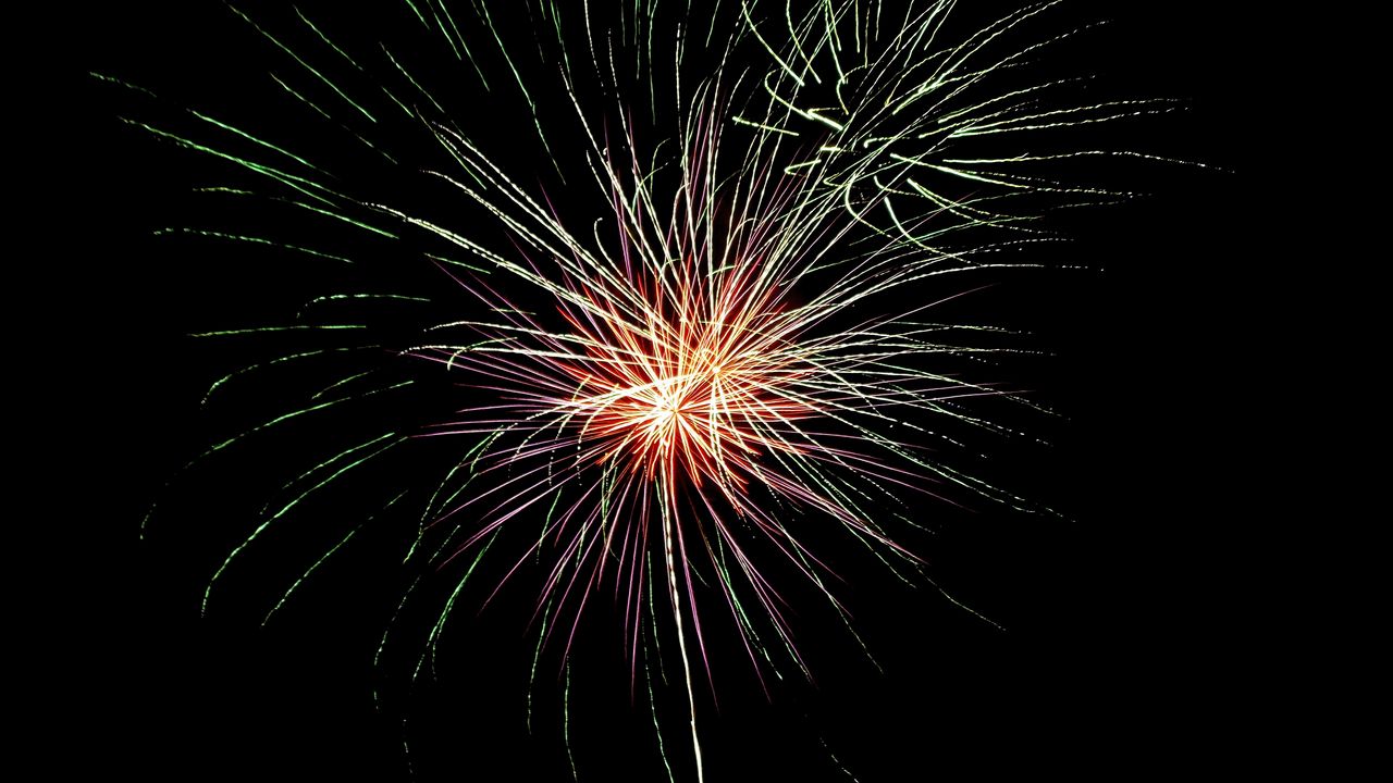 Wallpaper fireworks, celebration, explosion