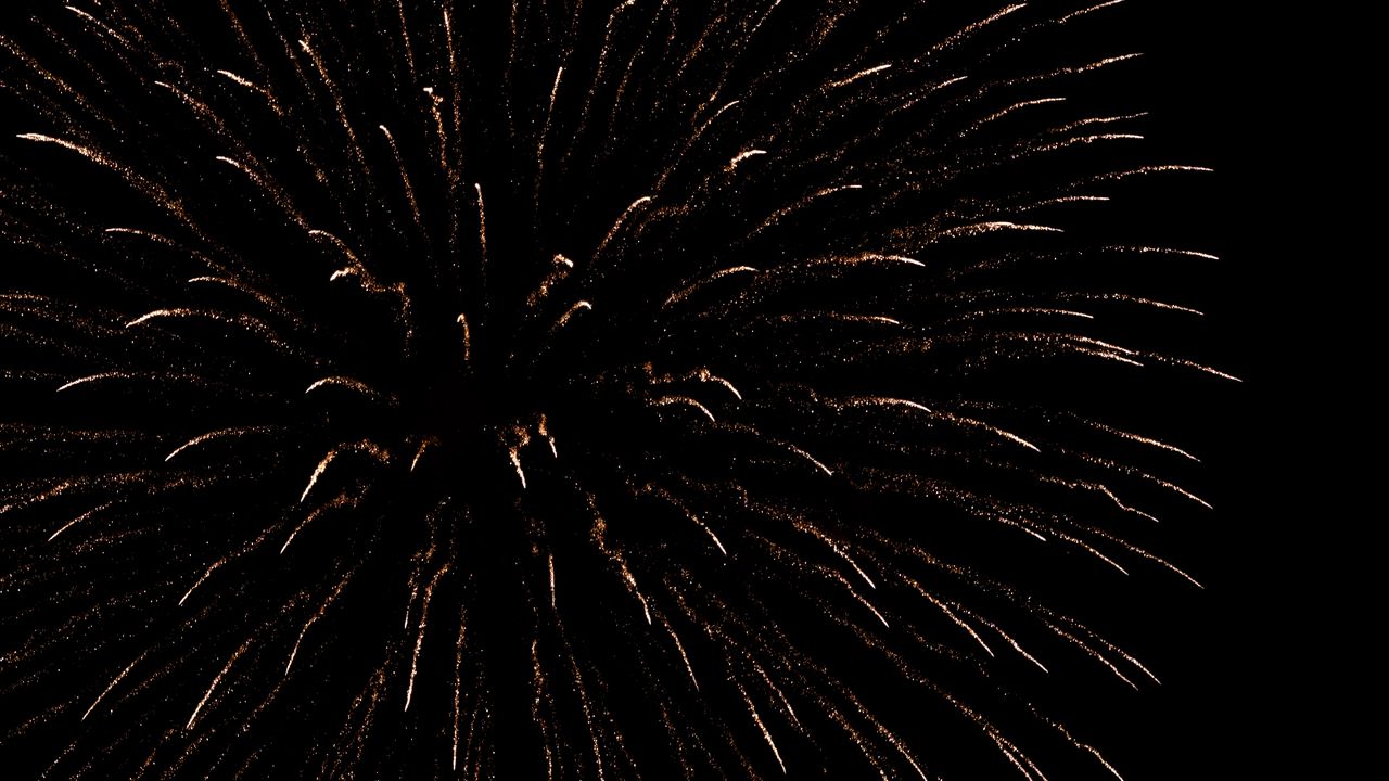 Wallpaper fireworks, darkness, sparks, holiday