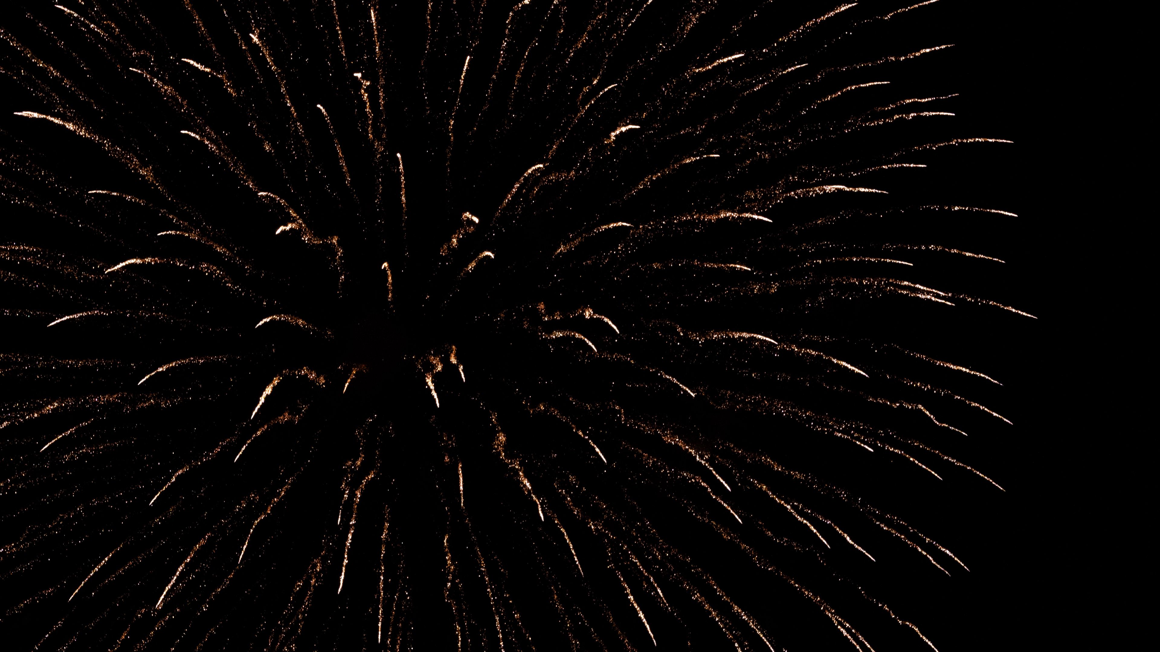 Download wallpaper 3840x2160 fireworks, darkness, sparks, holiday 4k ...
