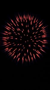 Preview wallpaper fireworks, explosion, sparks, dark