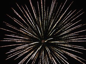 Preview wallpaper fireworks, glow, sparks