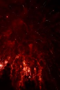Preview wallpaper fireworks, night, sky, sparks