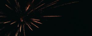 Preview wallpaper fireworks, salute, sparks, night, dark