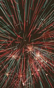 Preview wallpaper fireworks, salute, sparks, colorful, night, darkness