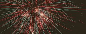 Preview wallpaper fireworks, salute, sparks, colorful, night, darkness