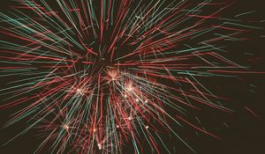 Preview wallpaper fireworks, salute, sparks, colorful, night, darkness