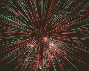 Preview wallpaper fireworks, salute, sparks, colorful, night, darkness