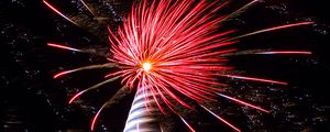 Preview wallpaper fireworks, salute, sparks, holiday, festive