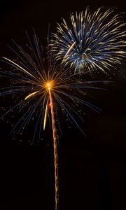 Preview wallpaper fireworks, salute, sparks, light, night