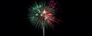 Preview wallpaper fireworks, salute, sparks, colorful