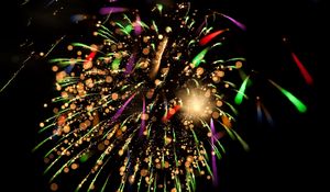 Preview wallpaper fireworks, sparks, colorful, shine, celebration