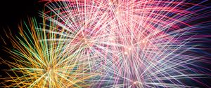 Preview wallpaper fireworks, sparks, colorful, night, holiday