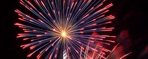 Preview wallpaper fireworks, sparks, explosion, lights