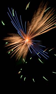 Preview wallpaper fireworks, sparks, explosion, lights, night, dark