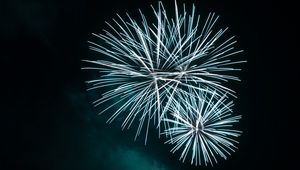 Preview wallpaper fireworks, sparks, explosion, light, dark