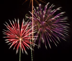 Preview wallpaper fireworks, sparks, explosions, light, celebration