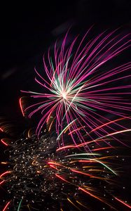 Preview wallpaper fireworks, sparks, explosions, light, colorful