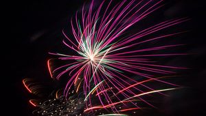 Preview wallpaper fireworks, sparks, explosions, light, colorful