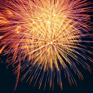 Preview wallpaper fireworks, sparks, glow, multicolored