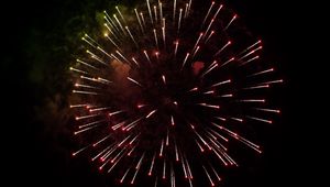 Preview wallpaper fireworks, sparks, glow, colored smoke, night