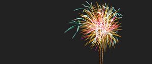 Preview wallpaper fireworks, sparks, holiday, salute, crumble, colorful, night