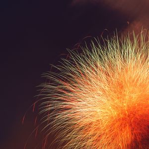Preview wallpaper fireworks, sparks, light, night, dark