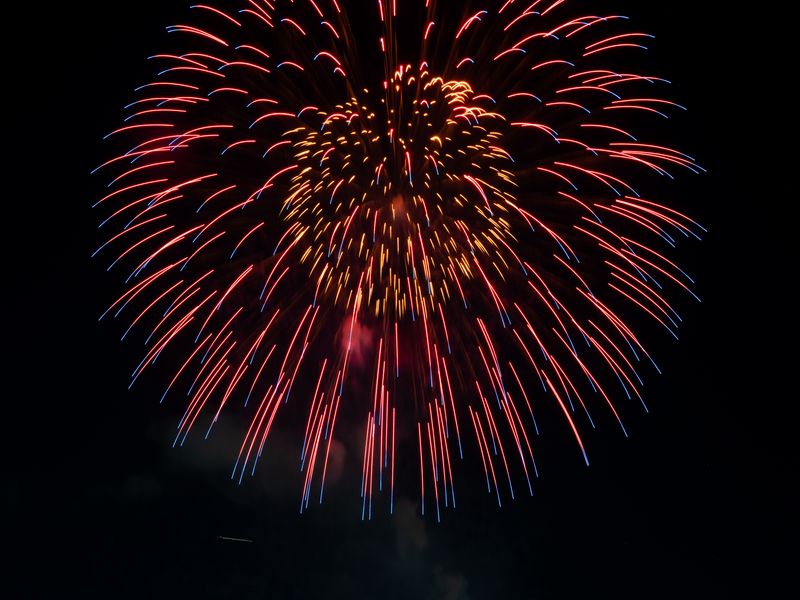 800x600 Wallpaper fireworks, sparks, lights, holiday, colorful