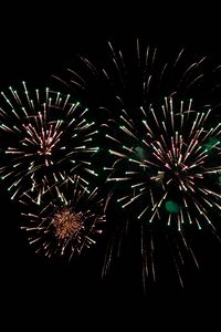 Preview wallpaper fireworks, sparks, night, holiday
