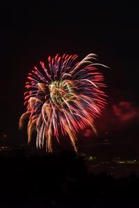 Preview wallpaper fireworks, sparks, night, sky, darkness