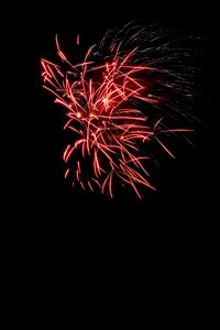 Preview wallpaper fireworks, sparks, red, dark