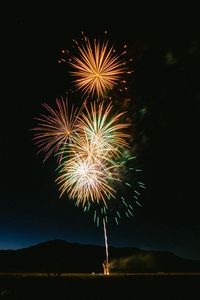 Preview wallpaper fireworks, sparks, sky, holiday, lights