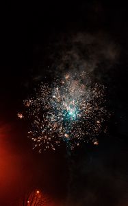 Preview wallpaper fireworks, sparks, smoke, sky, night
