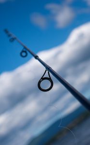 Preview wallpaper fishing rod, rings, blur