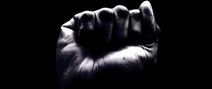 Preview wallpaper fist, hand, dark, black