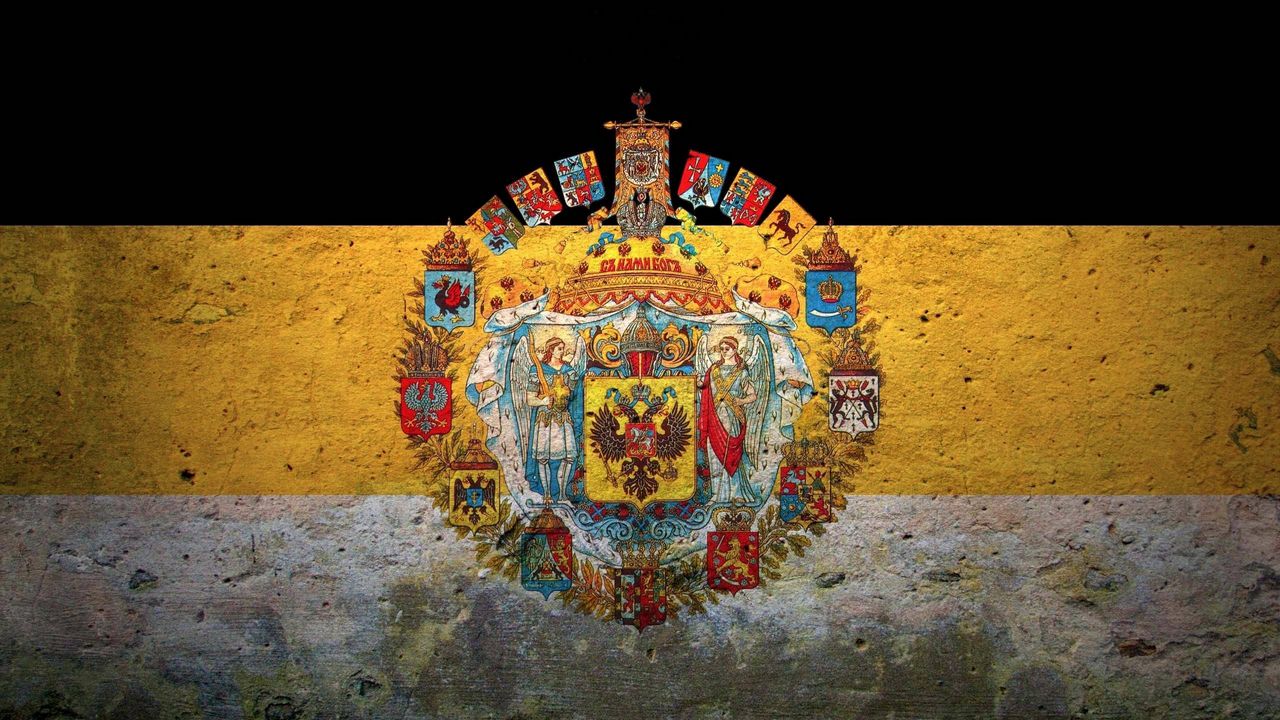 Wallpaper flag, coat of arms, russia, empire